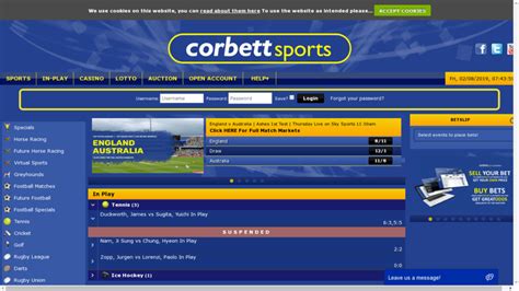 corbett sports website|Corbett Bookmakers April 2024 » Which Bookie.